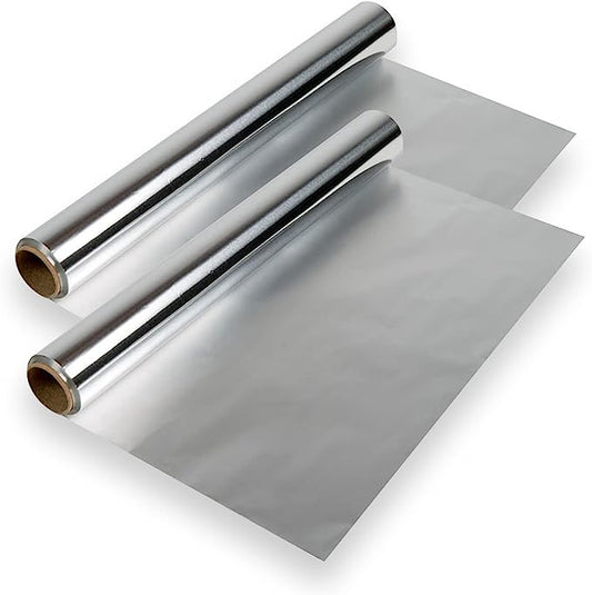 Set of 2 Aluminum Foil Rolls (Refill Rolls for Foil Dispenser)